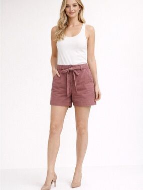 Old Navy Tie-Waist Bermuda Shorts - Dusty Rose